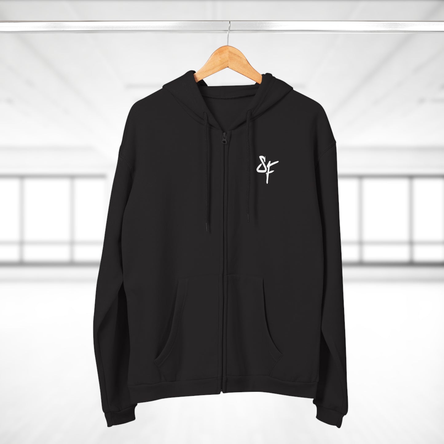 Skeleton Face Merch Zip Hoodie