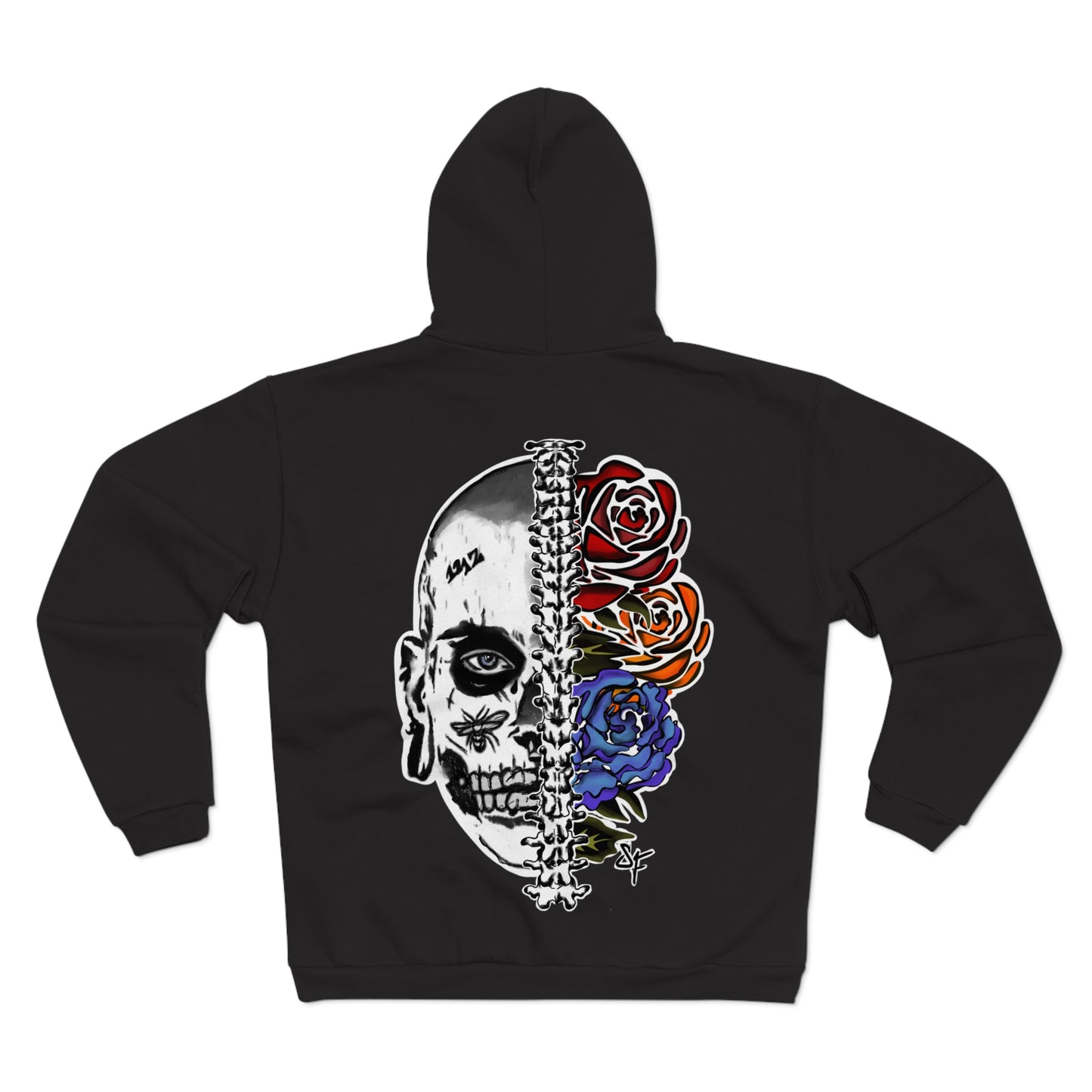 Shadow Bones Zip Hoodie